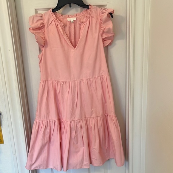 A Loves A Pink Ruffle Sleeve Tiered Dress – Size Small - Picture 1 of 7